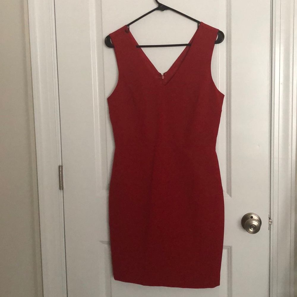 Red Fitted Dress
